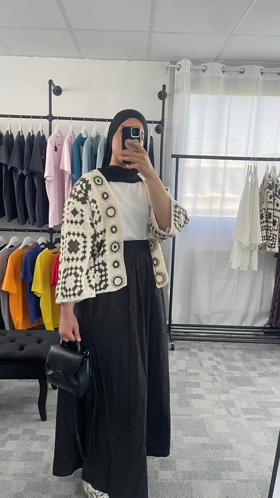 Gilet en crochet Rosélya