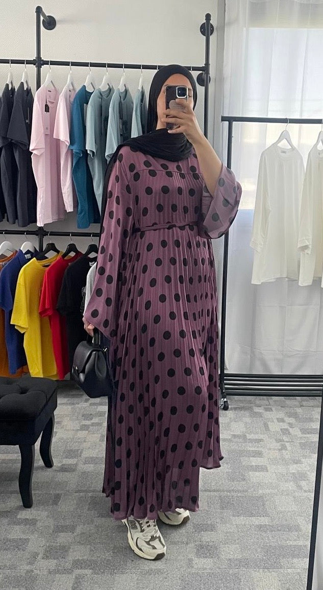 Robe maxi à pois Nayira