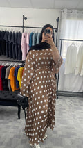 Robe maxi à pois Nayira