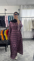 Robe maxi à pois Nayira