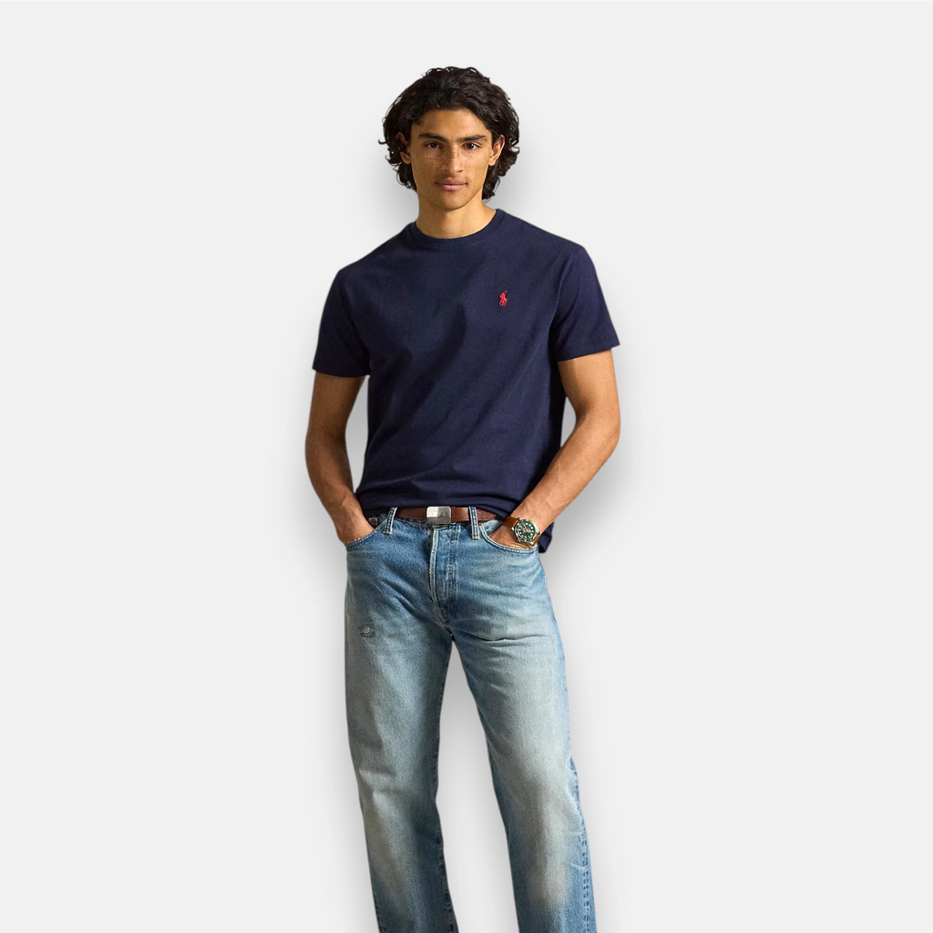 T-shirt en jersey à col rond