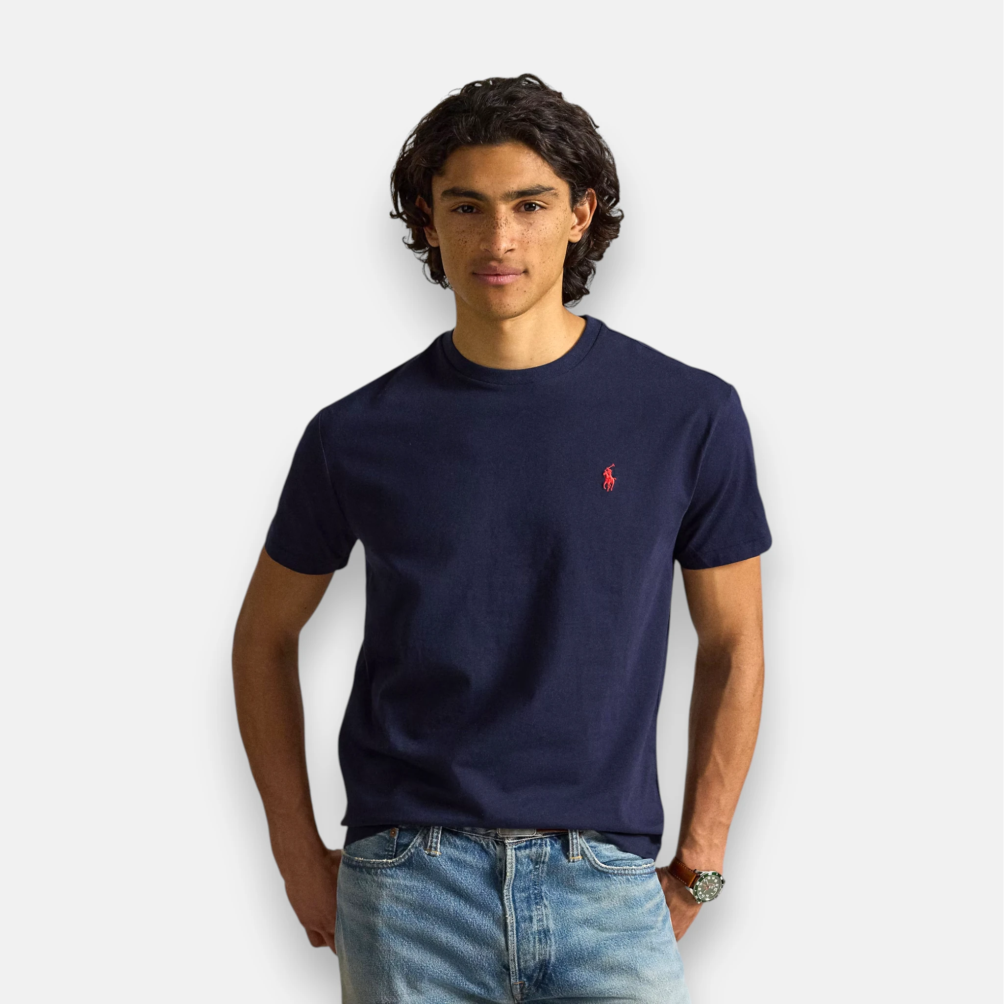 T-shirt en jersey à col rond