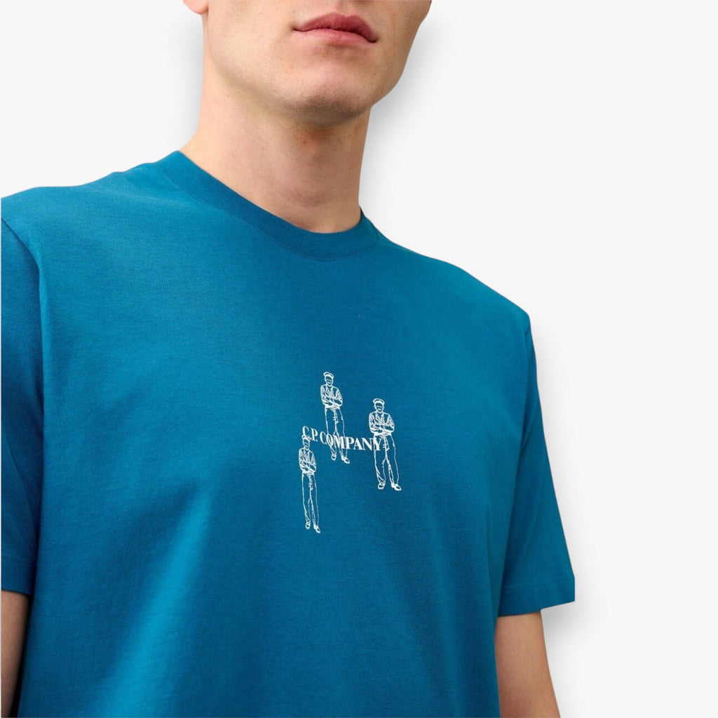 T-shirt graphique marin britannique - Urban Clothing